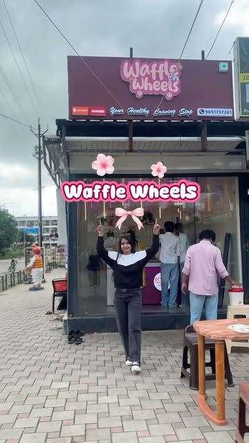 Waffle on Wheels outlet front during the day